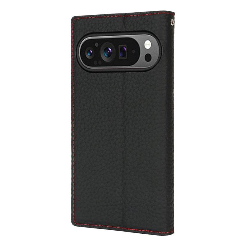 Flip Case Google Pixel 10 / 10 Pro Lederriemen Mit Struktur