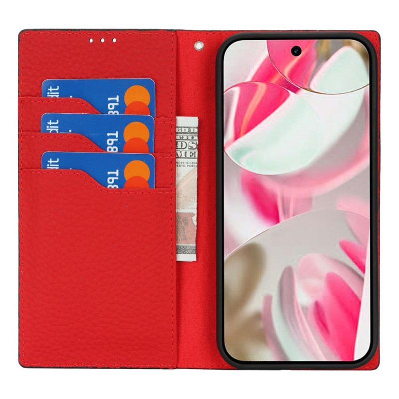 Flip Case Google Pixel 10 / 10 Pro Lederriemen Mit Struktur