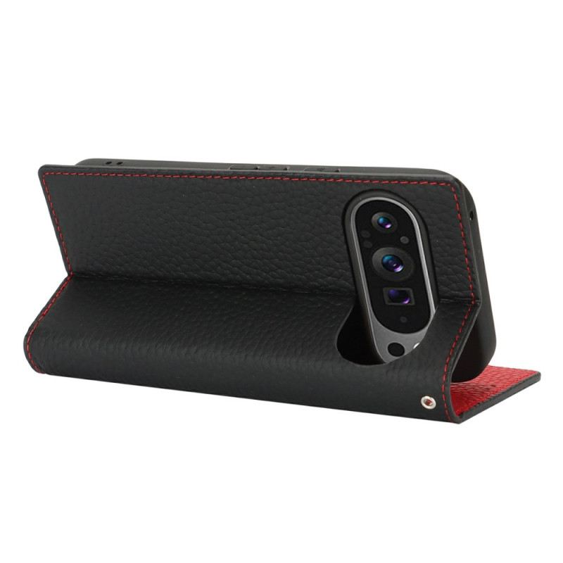 Flip Case Google Pixel 10 / 10 Pro Lederriemen Mit Struktur