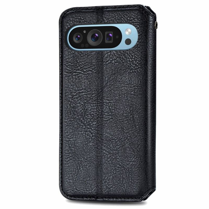 Flip Case Google Pixel 10 / 10 Pro Wildlederoptik-bordüre