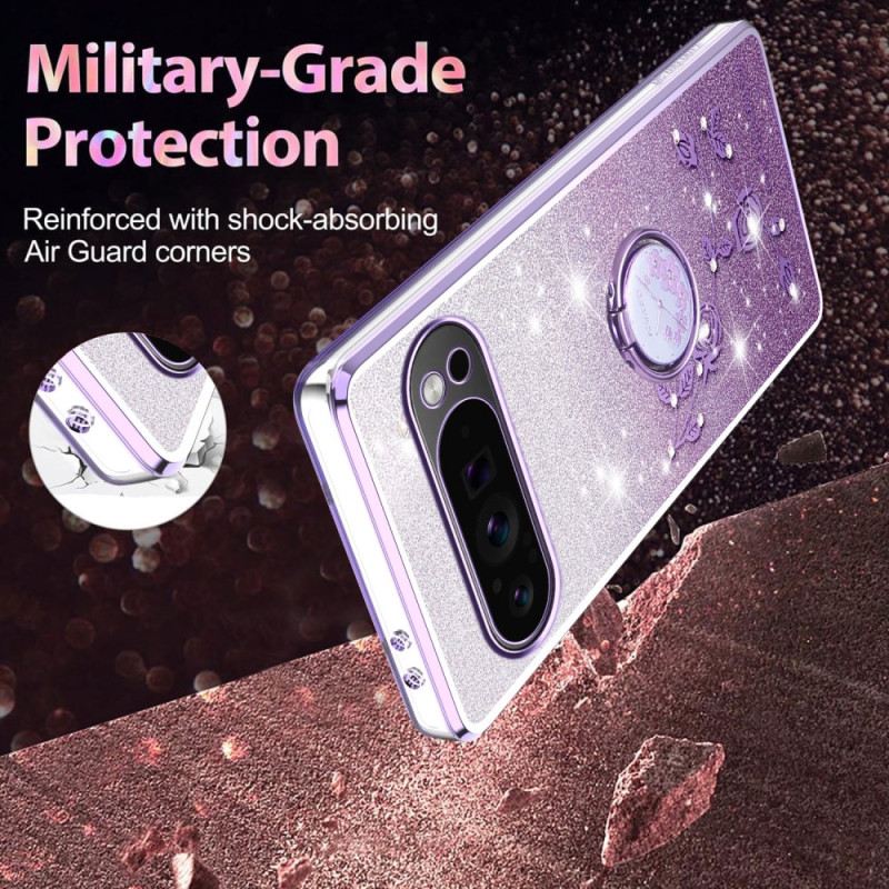 Hülle Für Google Pixel 10 / 10 Pro Kadem Strass- Und Ringhalter