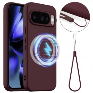 Hülle Für Google Pixel 10 / 10 Pro Magsafe-kompatibles Silikon-lanyard