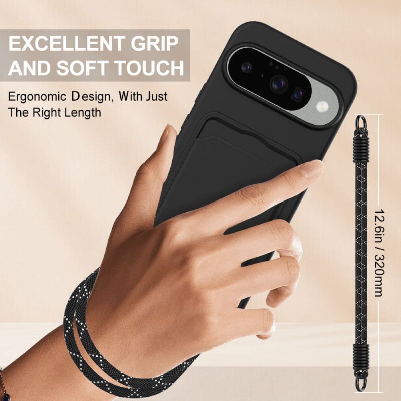 Hülle Google Pixel 10 / 10 Pro Kartenetui Mit Lanyard