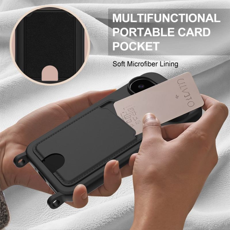 Hülle Google Pixel 10 / 10 Pro Kartenetui Mit Lanyard