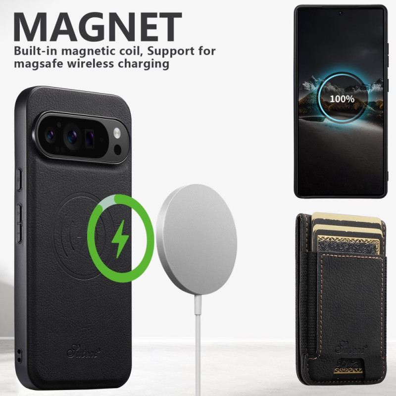 Hülle Google Pixel 10 / 10 Pro Suteni Magnetischer Kartenhalter