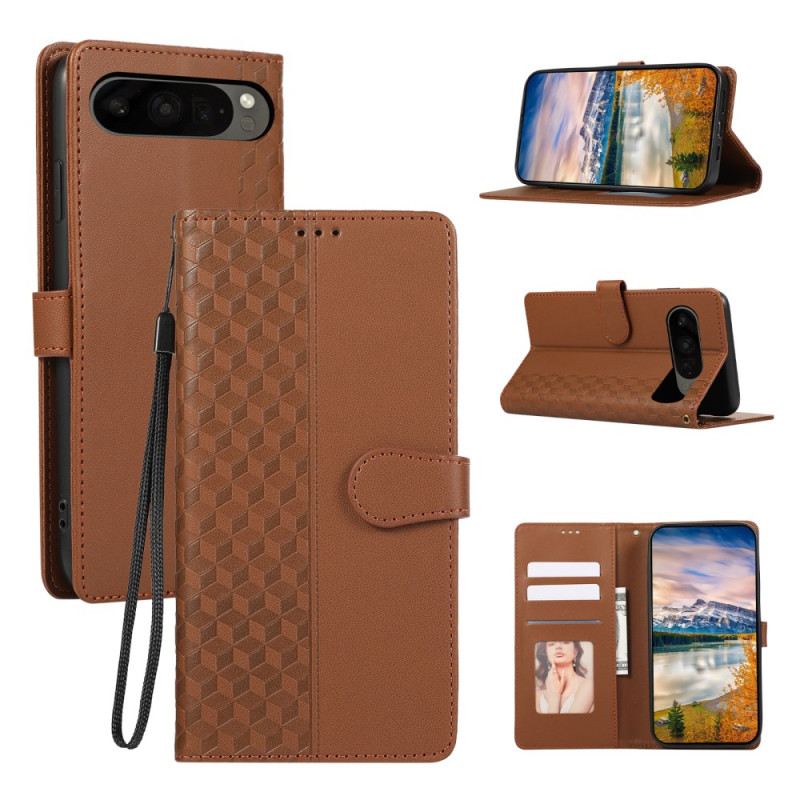 Lederhüllen Für Google Pixel 10 / 10 Pro 3d-diamanten