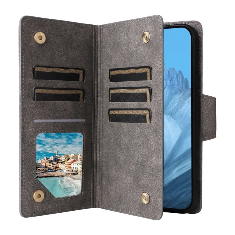 Lederhüllen Für Google Pixel 10 / 10 Pro Geldbörse In Wildlederoptik