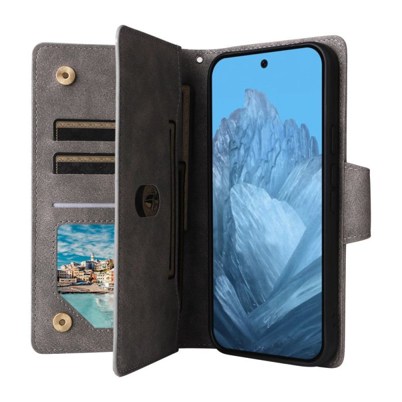 Lederhüllen Für Google Pixel 10 / 10 Pro Geldbörse In Wildlederoptik