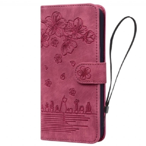 Lederhüllen Für Google Pixel 10 / 10 Pro Katzenmotiv