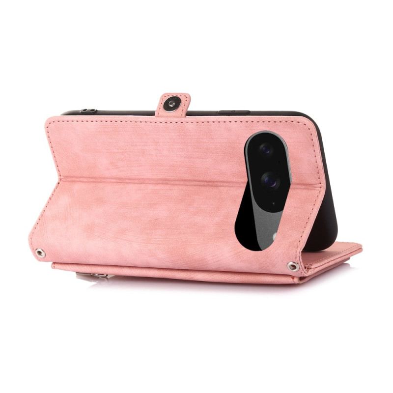 Lederhüllen Google Pixel 10 / 10 Pro / 9 / Pro Effect Wallet Wildleder