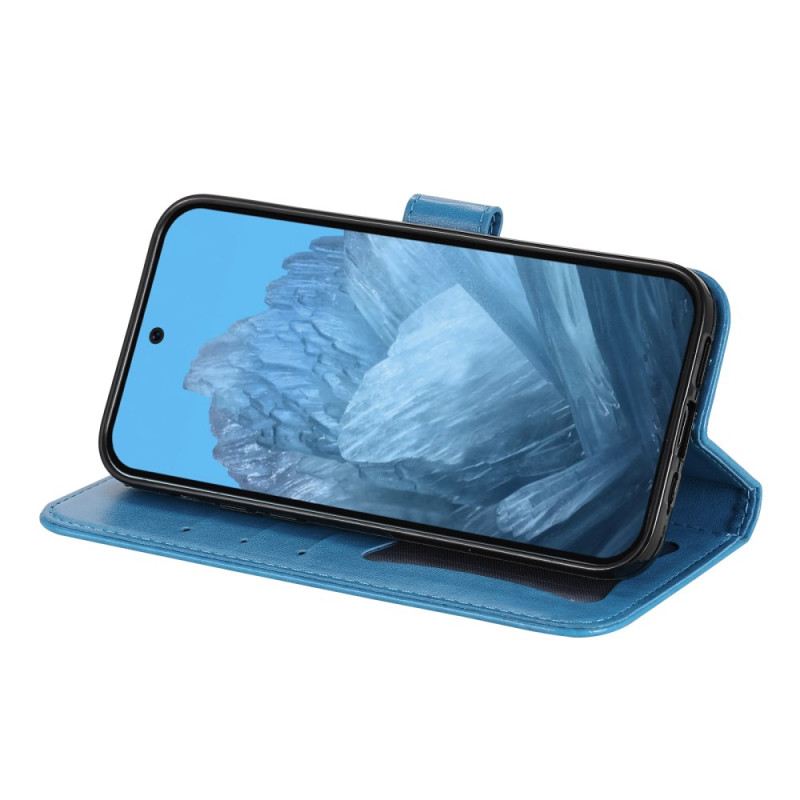 Lederhüllen Google Pixel 10 / 10 Pro Handyhülle Mandala-imitation Mit Riemen