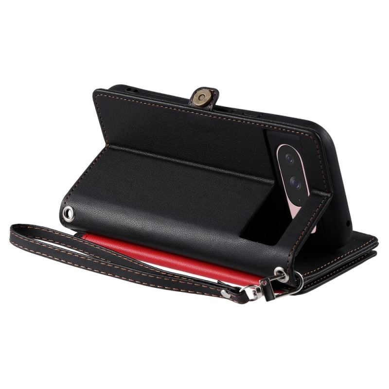 Lederhüllen Google Pixel 10 / 10 Pro Premium-geldbörse