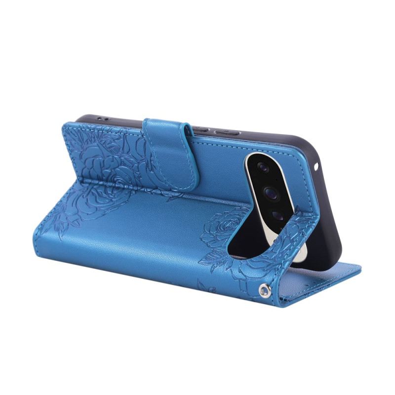 Lederhüllen Google Pixel 10 / 10 Pro Rosenmuster