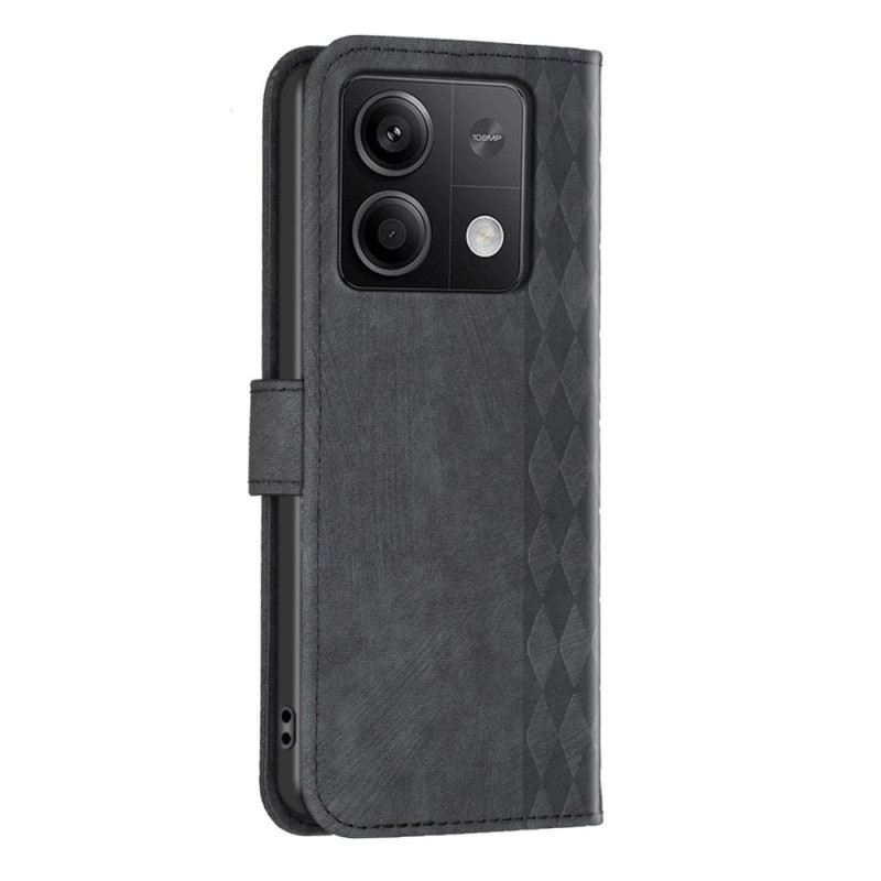Lederhüllen Xiaomi Redmi Note 13 4g Handyhülle Diamantfries
