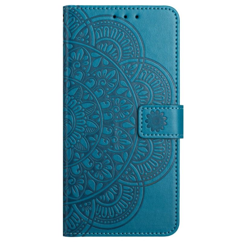 Lederhüllen Xiaomi Redmi Note 13 4g Handyhülle Mandala-druck Mit Riemen