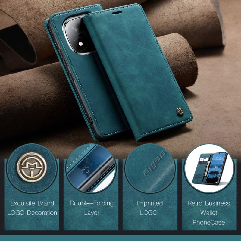Flip Case Für Xiaomi Redmi Note 14 Pro 5g Caseme Wildlederoptik