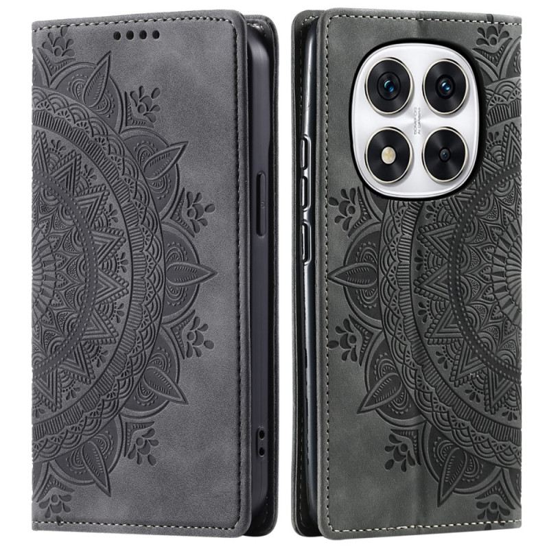 Flip Case Für Xiaomi Redmi Note 14 Pro 5g Mandala-wildlederoptik