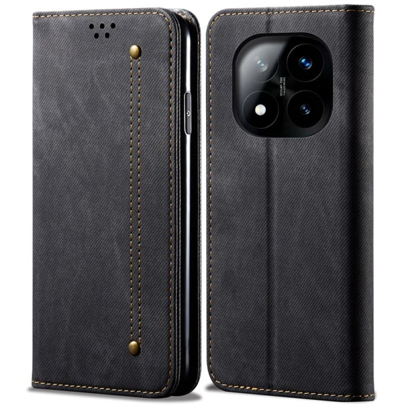 Flip Case Xiaomi Redmi Note 14 Pro 5g Denim-stoff