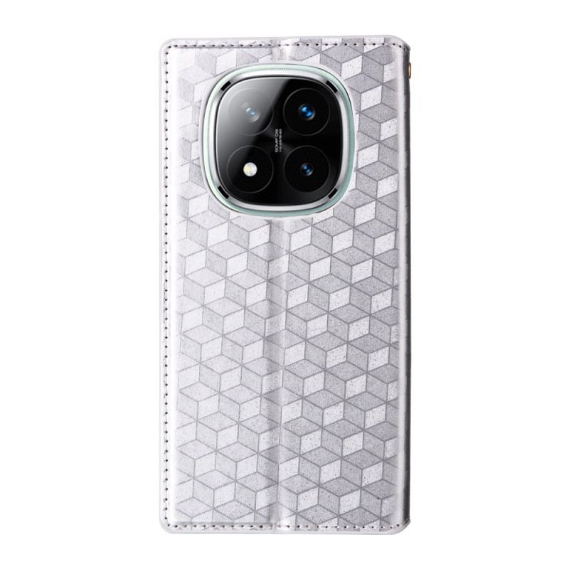 Flip Case Xiaomi Redmi Note 14 Pro 5g Glänzendes 3d-muster