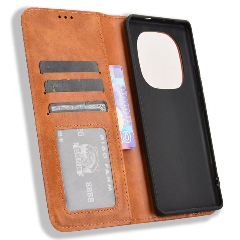 Flip Case Xiaomi Redmi Note 14 Pro 5g Vintage-bordüre
