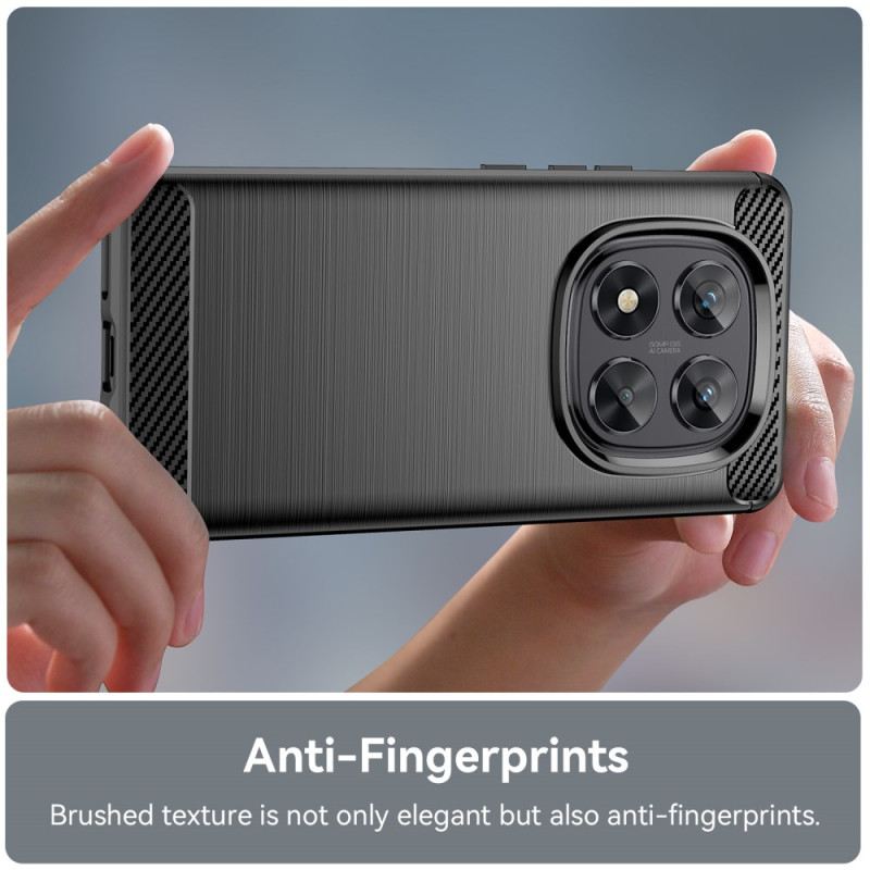 Hülle Xiaomi Redmi Note 14 Pro 5g Gebürstete Kohlefaser