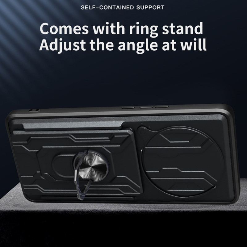 Hülle Xiaomi Redmi Note 14 Pro 5g Handyhülle Schiebe-kameraabdeckung Und Ständer