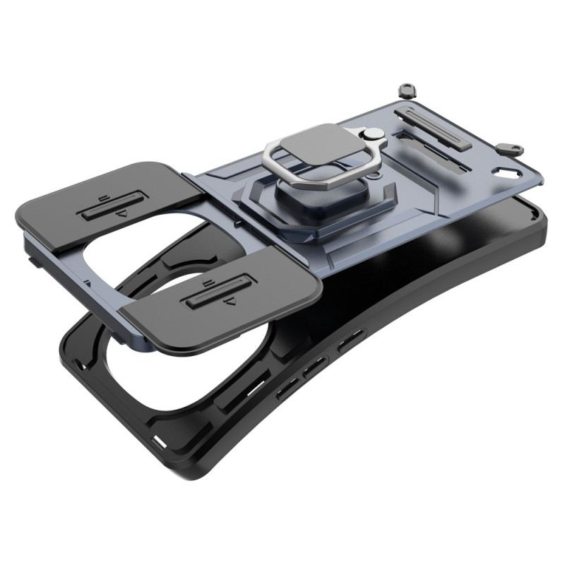 Hülle Xiaomi Redmi Note 14 Pro 5g Robuster Ringhalter Und Linsenschutz