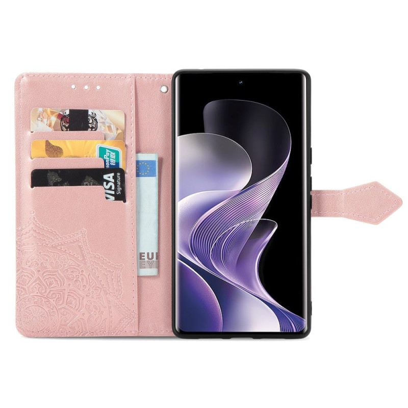 Lederhüllen Xiaomi Redmi Note 14 Pro 5g Barockes Mandala