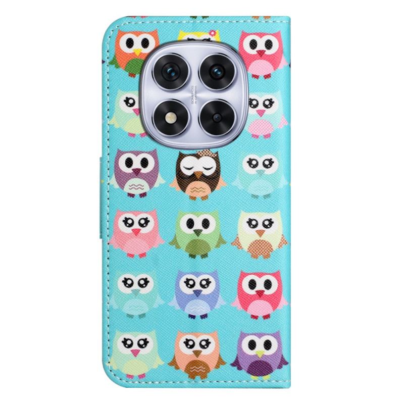 Lederhüllen Xiaomi Redmi Note 14 Pro 5g Eulenstamm