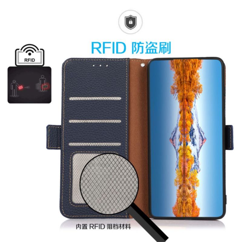 Lederhüllen Xiaomi Redmi Note 14 Pro 5g Kazneh Rfid-schutzleder