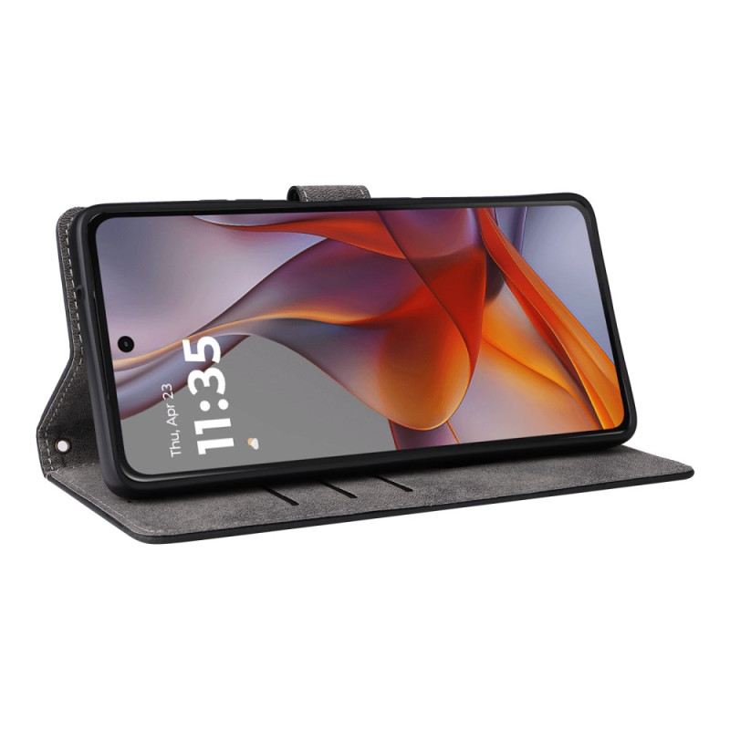 Lederhüllen Xiaomi Redmi Note 14 Pro 5g Wildlederriemen-variante