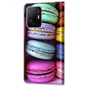 Flip Case Für Xiaomi 11T / 11T Pro Makronen