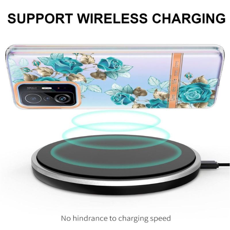 Handyhülle Für Xiaomi 11T / 11T Pro Blaue Rose