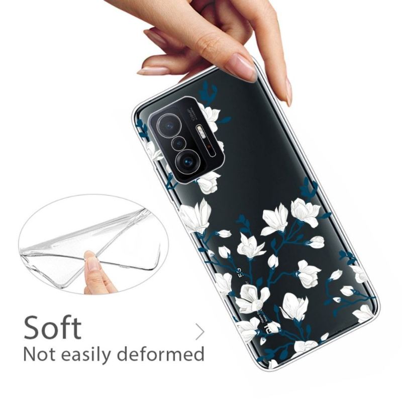 Handyhülle Für Xiaomi 11T / 11T Pro Schutzhülle Weiße Blumen