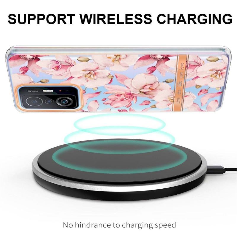 Hülle Für Xiaomi 11T / 11T Pro Anti-Sturz Gardenie Rosa Blume