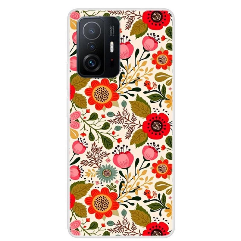 Hülle Für Xiaomi 11T / 11T Pro Bunte Blumen