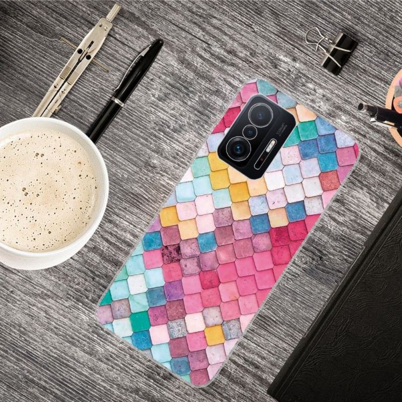 Hülle Für Xiaomi 11T / 11T Pro Bunte Quadrate