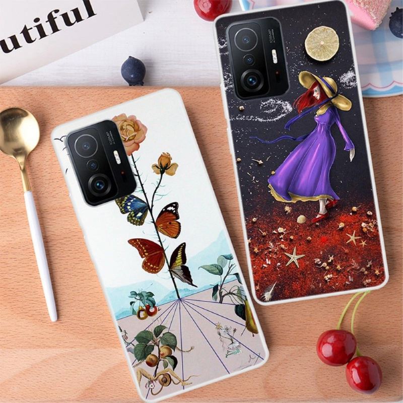 Hülle Für Xiaomi 11T / 11T Pro Farbige Schmetterlinge