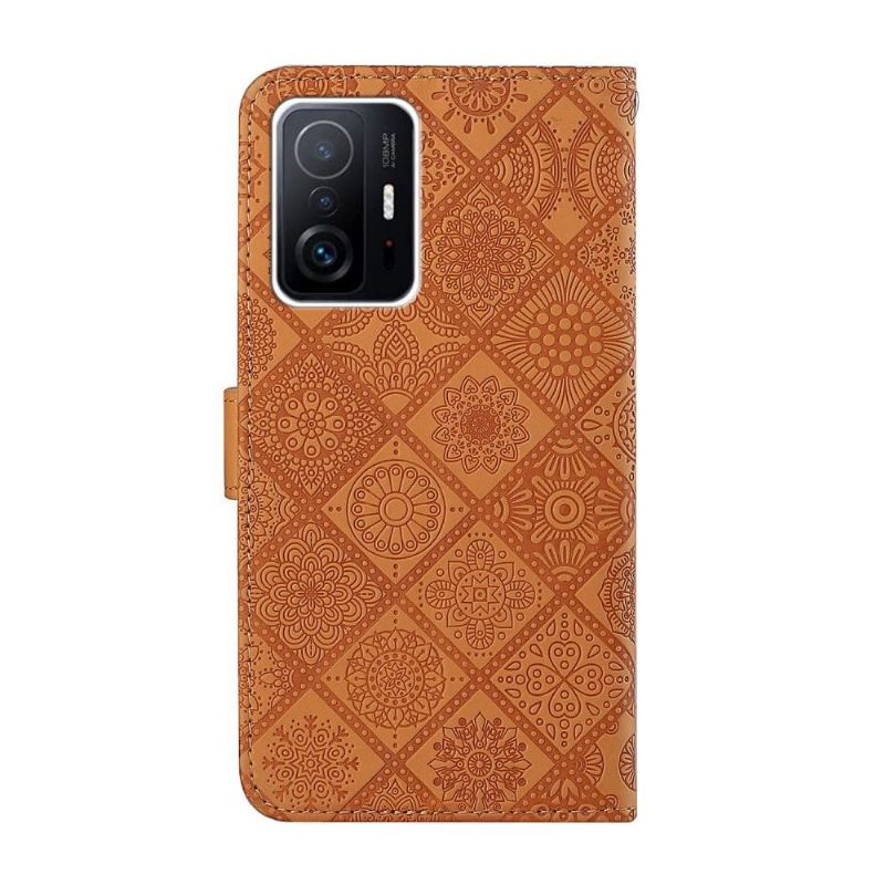 Lederhüllen Für Xiaomi 11T / 11T Pro Anti-Sturz Mandala-kaleidoskop