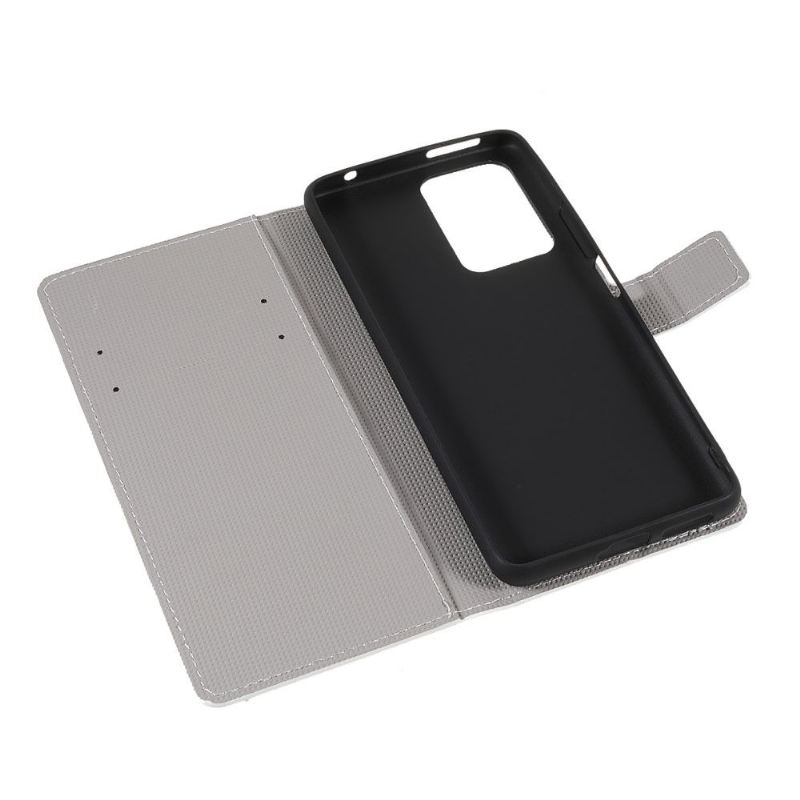 Lederhüllen Für Xiaomi 11T / 11T Pro Blauer Schmetterling