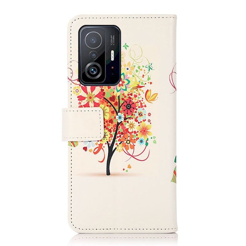 Lederhüllen Für Xiaomi 11T / 11T Pro Schutzhülle Blumenbaum