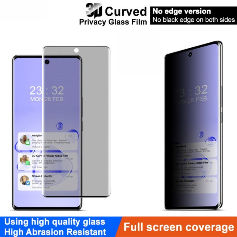 Anti-spionage-displayschutzfolie Aus Gehärtetem Glas Für Vivo V30 5g