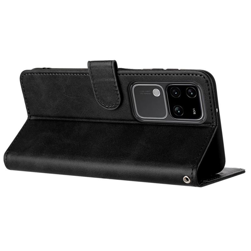 Lederhüllen Für Vivo V30 5g Lederoptik Mit Armband