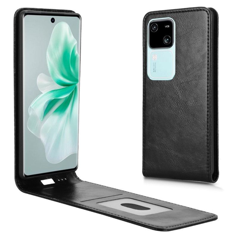 Lederhüllen Vivo V30 5g Vertikal Klappbar