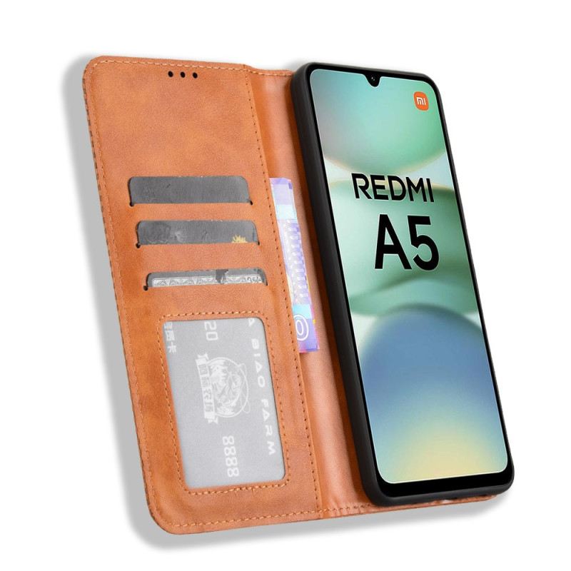 Flip Case Für Poco C71 Vintage-bordüre