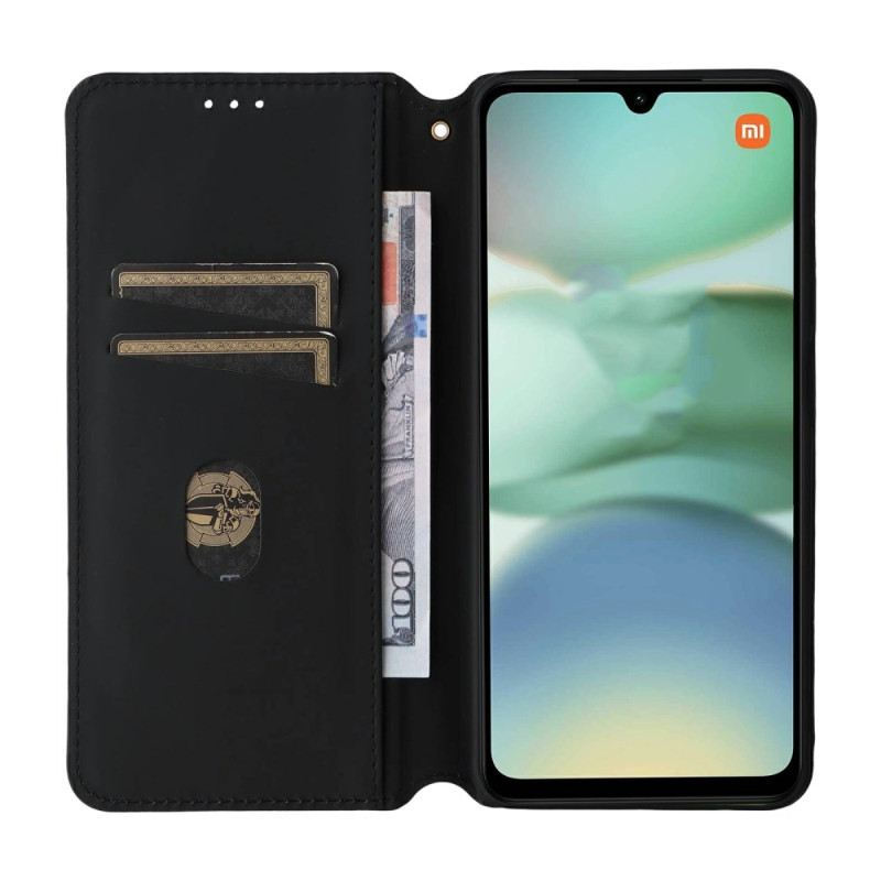 Flip Case Poco C71 Handyhülle 3d-würfel