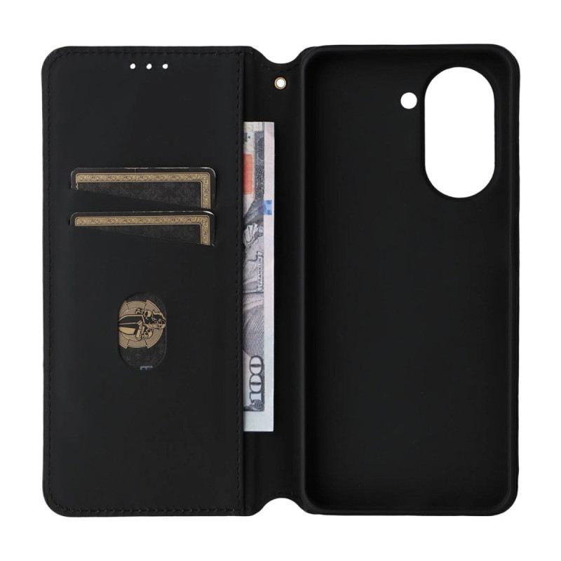 Flip Case Poco C71 Handyhülle 3d-würfel