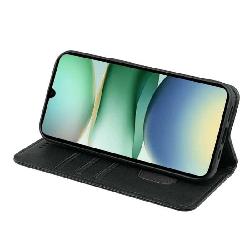 Flip Case Poco C71 Paspelierung Mit Riemen