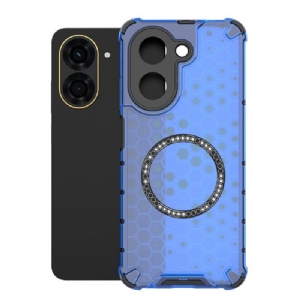 Hülle Für Poco C71 Magsafe-kompatibles Wabenmuster