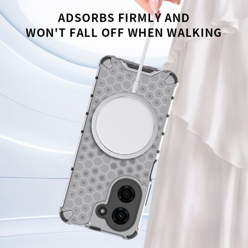 Hülle Für Poco C71 Magsafe-kompatibles Wabenmuster